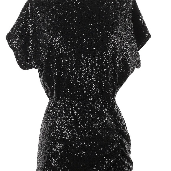 Express, black, sequin, mini-dress - Picture 7 of 7